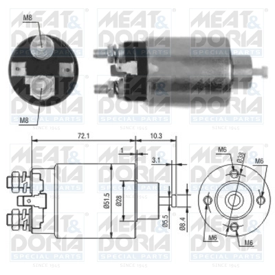Solenoid Switch, starter